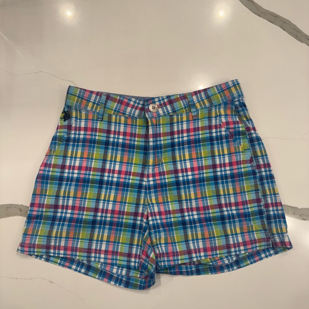 U.S. Polo Assn. Multicolor Plaid Shorts